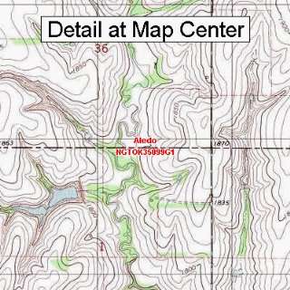   Map   Aledo, Oklahoma (Folded/Waterproof)