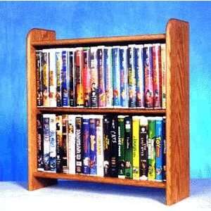  Solid Oak Handcrafted DVD/VHS Cabinet (80)