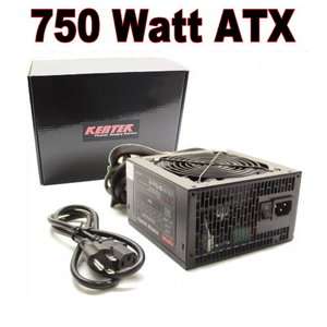 750W Gaming 120MM Fan Silent ATX Power Supply PSU 12V  