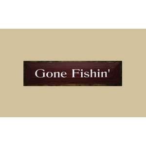    SaltBox Gifts SK519GNF Gone Fishin Sign Patio, Lawn & Garden