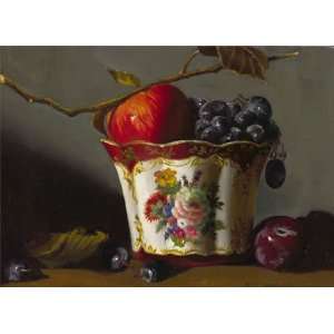  Rita Marandino   Porcelain and Fruit Canvas Giclee