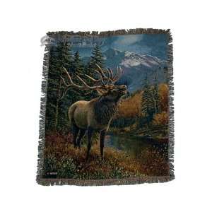  Wildlife Southwestern Throw Blanket 50x60  Elk (st13 