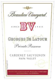 Beaulieu Vineyard Georges de Latour Private Reserve 2003 