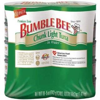 Bumble Bee Chunk Light Tuna in Water   10 Can Pack 10 5oz. Cans