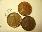 1950 P.D.S. LINCOLN WHEAT BACK COINS.
