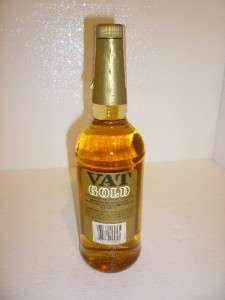 VAT 69 GOLD GOLDEN LIGHT BLENDED SCOTCH WHISKY 750 ML VINTAGE BOTTLE 