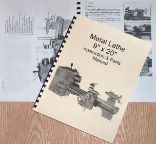 9x20 Metal Lathe Manual Jet,Enco,Grizzly,MSC,Asian  