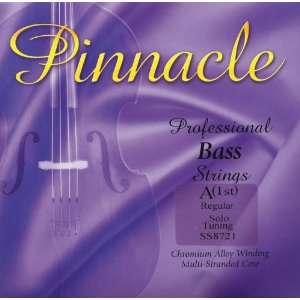  Super Sensitive Pinnacle Bass Strings, A, Solo 3/4 Size 