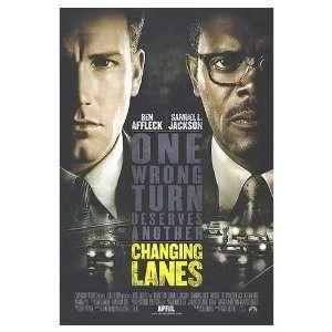 Changing Lanes Original Movie Poster, 27 x 40 (2002)  
