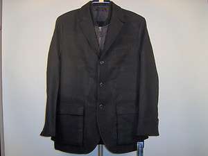 Polo Ralph Lauren Wool Wyeth Sport Coat Jacket + Vest Black L Mens New 