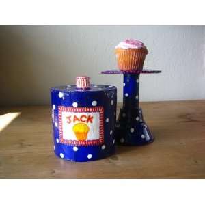  NEW Personalized Paper Mache Cupcake Display Stand with 