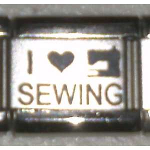  I Love My Sewing Laser Italian Charm Charms Kitchen 