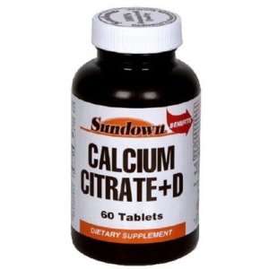  Sundown Naturals  Calcium Citrate + Vitamin D, 60 tablets 