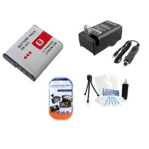  Battery And Charger Kit For Sony Cyber shot DSC HX5V, DSC H55 