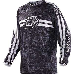   Troy Lee Designs GP History Jersey   32/Black Perforated Automotive