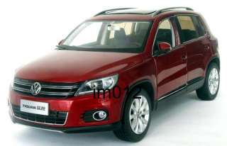 Volkswagen Tiguan diecast toys red 2011 New in box 1/18 scale car 