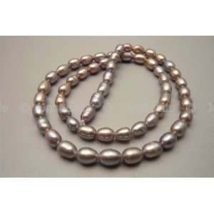 4 5mm Rice Freshwater Pearl 16, Purple Arts, Crafts 