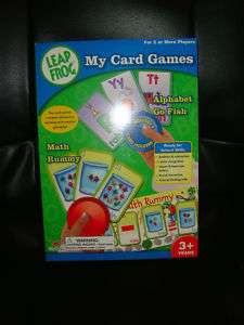 Leap Frog My Card Games Math Rummy & Alphabet Go Fish 047754307108 