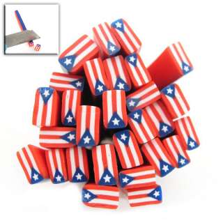 20x New Puerto Rico Flag Nail Art Decals Fimo Rod Canes 250041  