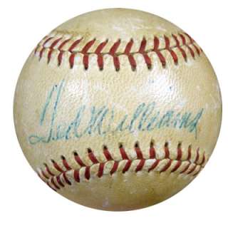 Ted Williams Autographed Signed Vintage AL Harridge Baseball JSA 