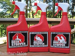 ANIMAL, DOG, CAT, AND DEER REPELLENT. SAFE, FOR ORGANIC GROWERS 