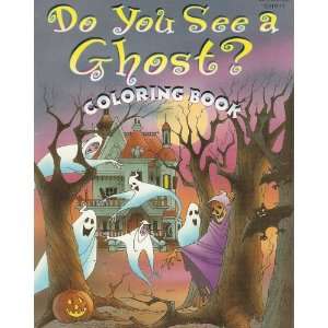  Do You See A Ghost? Coloring Book Norman Nodel Books