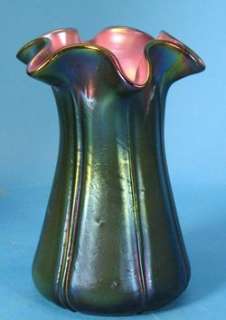 Fine Signed Loetz Art Nouveau Art Glass Vase c. 1920  