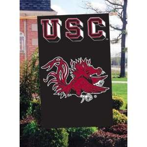 South Carolina USC Gamecocks House/Porch Embroidered Banner Flag 44X28