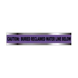 DT2 PRW   Detectable Underground Tape, Caution Reclaimed Water Line 