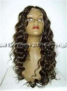 100% Indian Remy Human Hair Wig 22 Full Lace Curly  