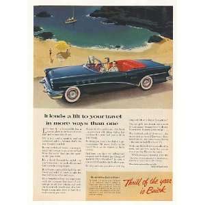   Century Convertible Lends Lilt to Travel Print Ad