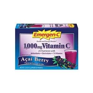  Emergen C Health & Energy Booster Acai Berry 30 Pkt 