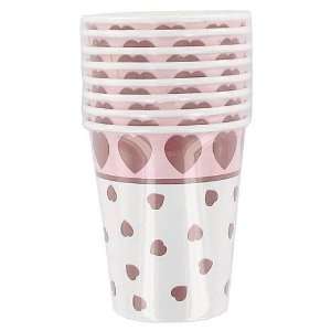  12 Packs of 8 Sweetheart Paper Cups 9oz