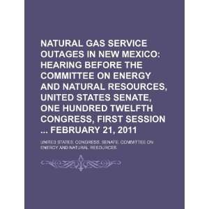  Natural gas service outages in New Mexico hearing before 