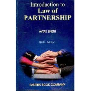  Introduction to Law of Partnership (9788170121053) Avtar 