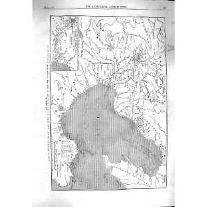  1860 MAP NORTH EAST CHINA GULF PECHILI TIEN TSIN PEIHO 