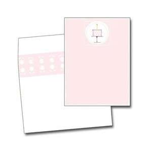  NRN FIRST BIRTHDAY GIRL Invitation   6 x 8   10 Flatcards 