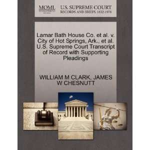   Pleadings (9781270444107) WILLIAM M CLARK, JAMES W CHESNUTT Books