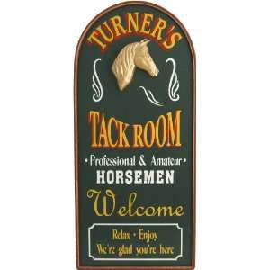 Tack Room Horse Sign 