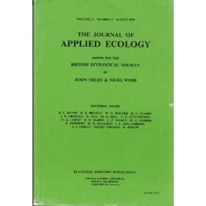  The Journal of Applied Ecology (Volume 27. Number 2 