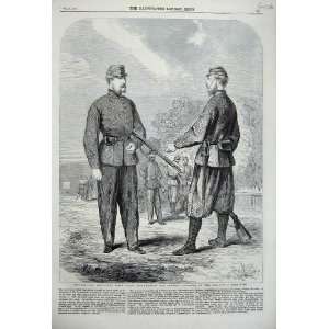  1860 Uniform Volunteer Rifle Corps War Soldiers Army