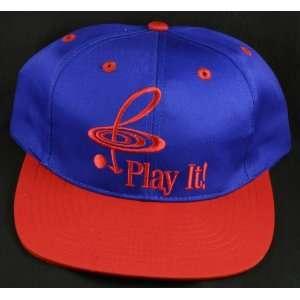    CMC Baseball Cap Play It   Blue and Red Musical Instruments