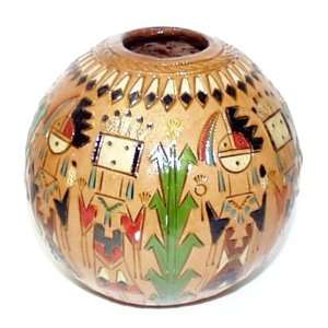  Navajo Pine Pitch Pottery ~ 4.5 x 5 Inch