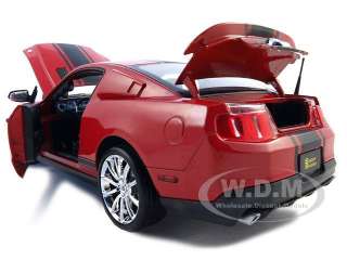2010 FORD SHELBY MUSTANG GT500 SUPER SNAKE RED 118  