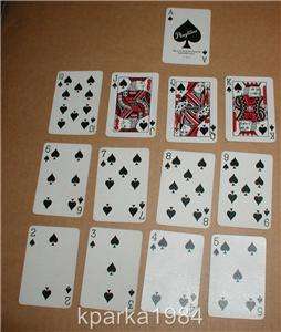 VINTAGE MINI DECK US PLAYING CARD CO. PLAYTIME CARDS  