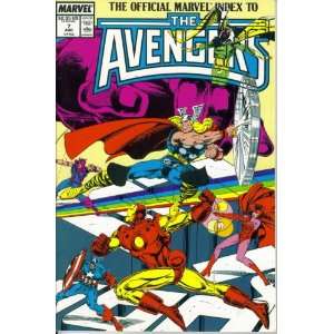   Marvel Index to the Avengers #7 (Marvel Comics) Howard Mackie Books