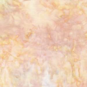  Rayon Batik fabric by Hoffman, Marbled rose and cream with 
