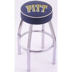  University of Pittsburgh Steel Stool with 4 Logo Seat 
