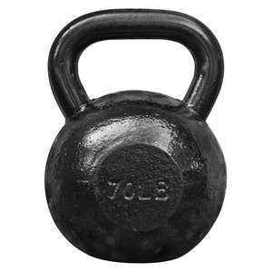 Troy Barbell 70 Lb Cast Iron Kettlebell   Great For CrossFit  