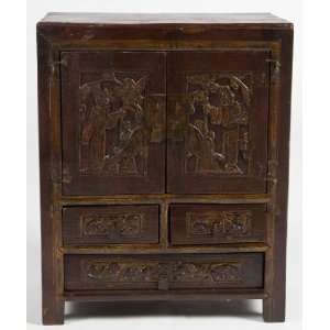  CN1059BY Antique Chinese Ladys Cabinet, circa 1930 